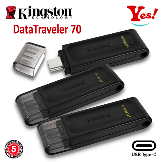【Yes！公司貨】Kingston 金士頓 DT70 64G 128G 256G OTG USB-C Type-C隨身碟