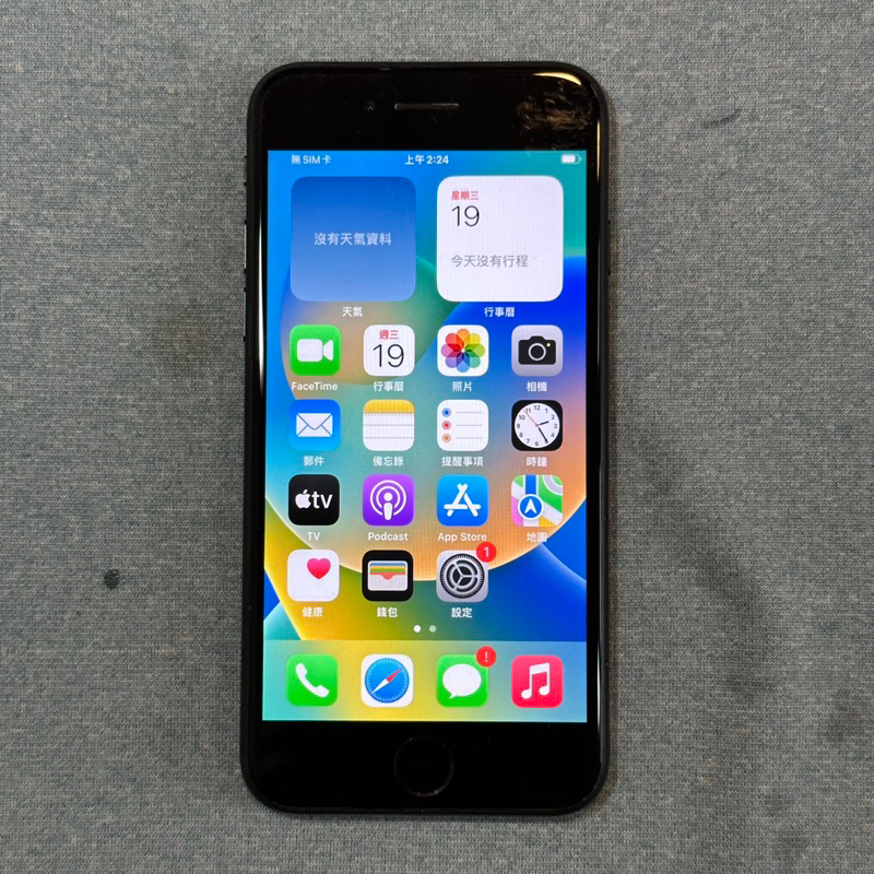 iPhone SE 2 64G 黑 9成新 功能正常 二手 IPhonese2 se2 4.7吋 螢幕刮傷 台中