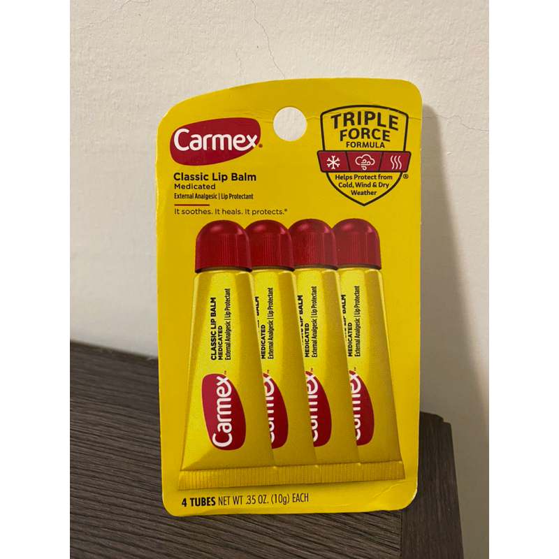 CARMEX 小蜜媞 修護唇膏 美國🇺🇸 護唇膏 4條裝 包包必備