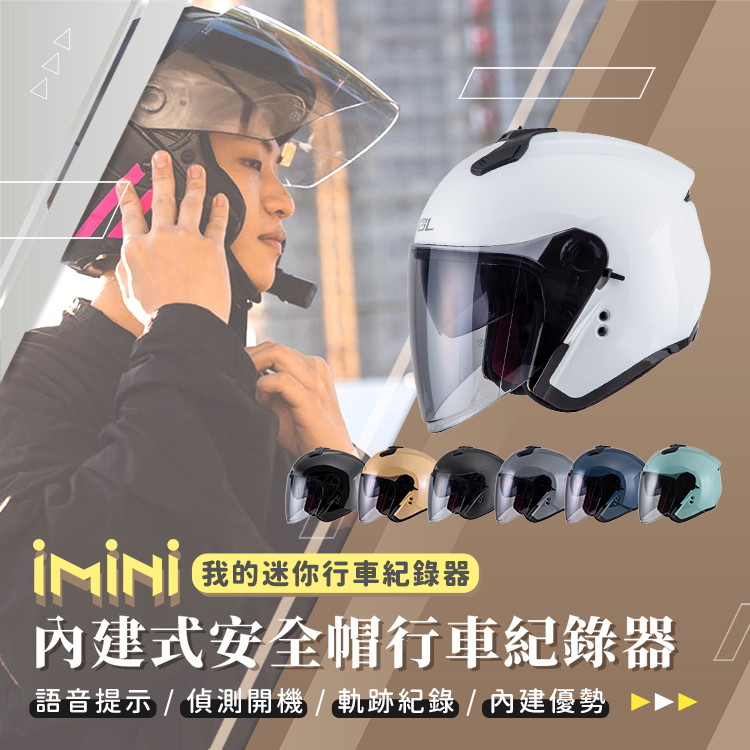 【iMiniDV-X4C｜內建式安全帽行車記錄器｜SOXP素色】SOL SO-XP 安全帽 3/4罩安全帽 內墨鏡