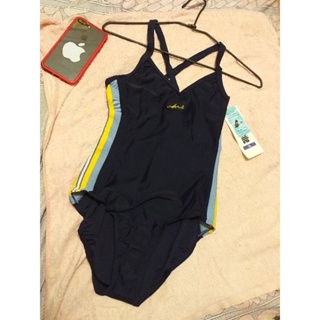泳裝，蘋果牌泳裝，XL，連身泳裝，修身款，深藍