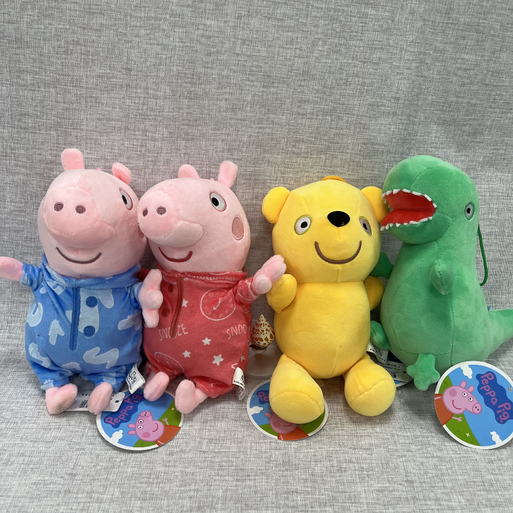 粉紅豬小妹娃娃🐷 睡衣系列 6吋 佩佩豬 Peppa Pig 喬治豬 可愛娃娃 佩奇 喬治 小熊 恐龍