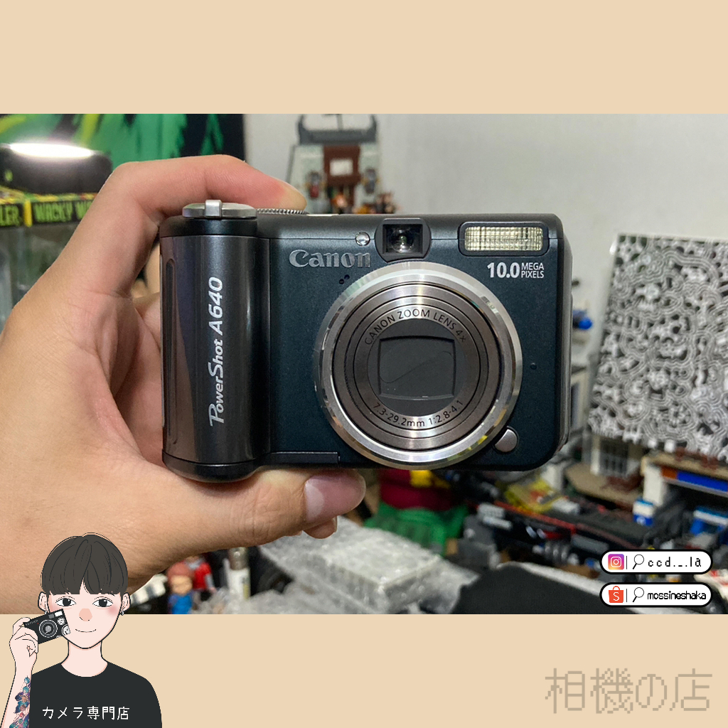 〈相機の店〉📷 佳能 Canon PowerShot A640 復古Y2K CCD相機 底片感 [AB級] (完售)