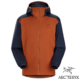 【ARCTERYX 始祖鳥】男款 超輕抗水耐磨纖維保暖外套 Atom LT/防風夾克 咖啡棕/黑寶石 24108