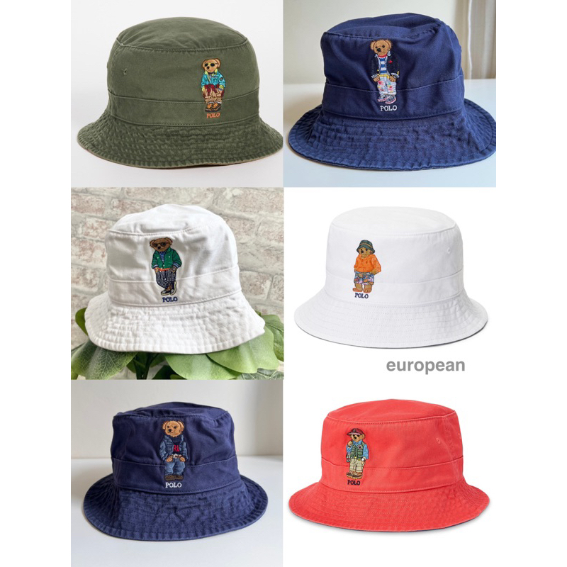 現貨🐻Polo Ralph Lauren 熊熊Polo Bear 漁夫帽 水桶帽