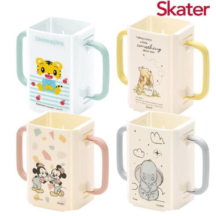 日本skater 小牛奶縮拉盒 鋁箔包飲料盒 鋁箔包輔助杯架 幼童飲料盒