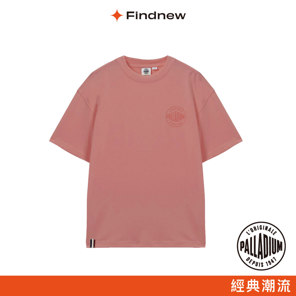 PALLADIUM 基本款LOGO短袖上衣 粉色 108174-669【Findnew】