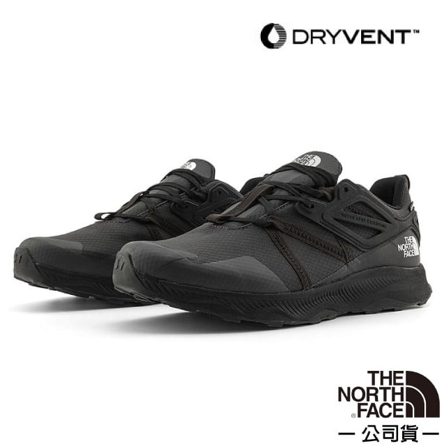 【美國 The North Face】男款 防水透氣登山健行鞋 DRYVENT 越野鞋 徒步鞋_灰_819F