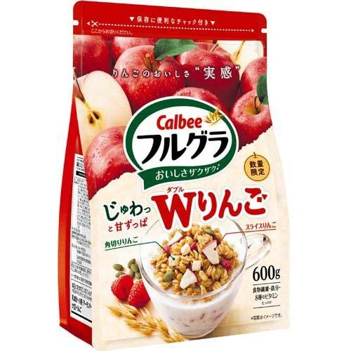 日本  Calbee  加樂比水果麥片  蘋果風味  日本內銷版 600g