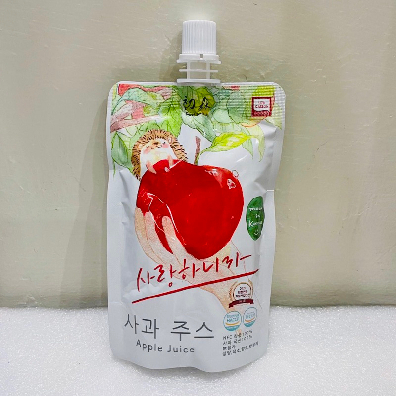 蛋妹⭐ (單包) 韓國初森100%蘋果汁100ml