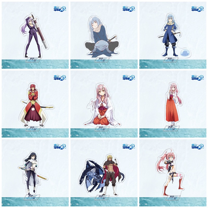 ⚡️J⚡️(現貨) 關於我轉生變成史萊姆這檔事 人形立牌 動漫周邊 利姆路 暴風之王 維爾德拉 紅丸 紫苑 蜜莉姆 朱菜