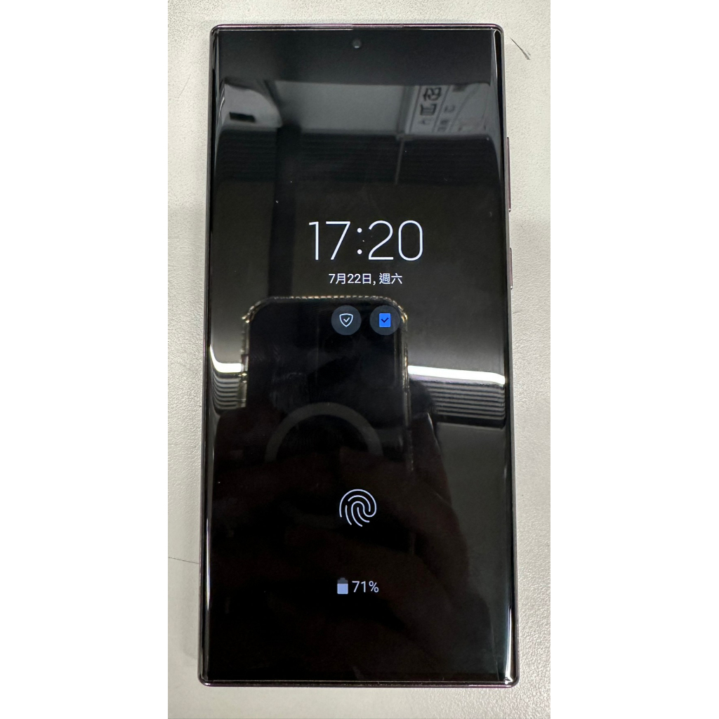 三星 Samsung Galaxy S22 Ultra 夜幕紅 12GB/512GB 屏下指紋辨識 近全新 便宜賣
