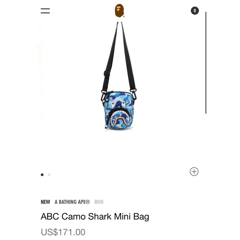 23 A BATHING APE® MEN ABC Camo Shark Mini Bag 鯊魚 側背包 迷彩 腰包
