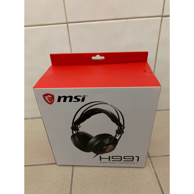 ［全新未拆］msi H991 GAMING HEADSET 電競耳機