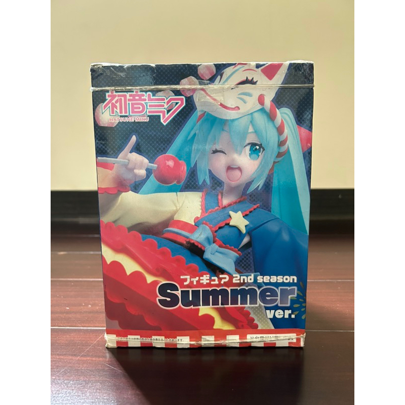 初音 夏服ver.2nd 祭典 TAITO 公仔 拆擺