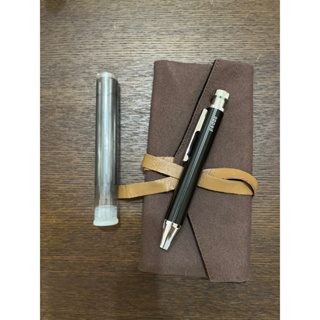二手近新～ultrahard Peddo 自動繪圖鉛筆（黑）+5.5mm筆芯6支#附封筒筆袋
