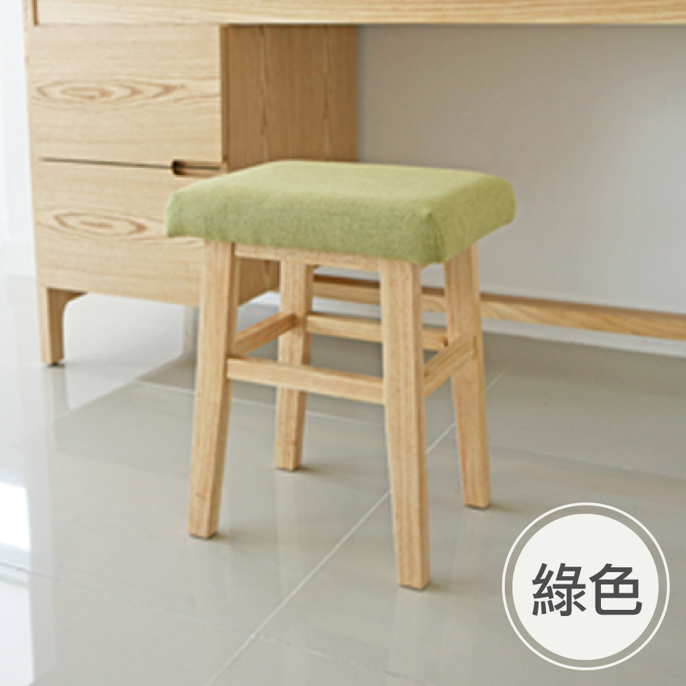【生活工場】洛夫特原木椅凳-綠色 椅凳 椅子 木椅 MH家居