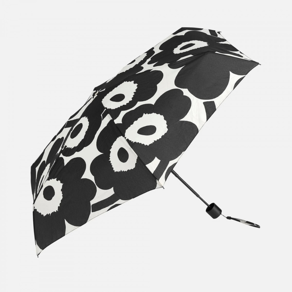 &lt;預購&gt; 正版北歐芬藍Marimekko罌粟大花輕量摺疊雨傘 歐洲直送