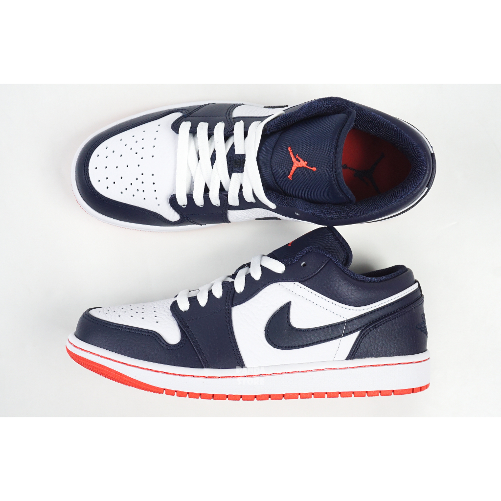 胖達）NIKE AIR JORDAN 1 LOW Ember Glow 553558-481 黑曜石藍 午夜藍 男鞋