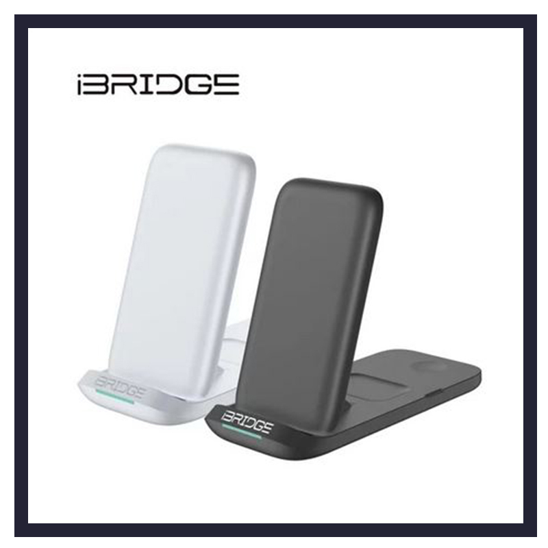 iBRIDGE (IBW011)15W折疊三合一無線充電器(手機/耳機/智慧型手錶)