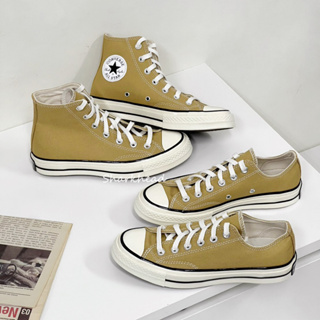 【Sharkhead】現貨 Converse 1970 帆布鞋 土黃 奶油底 卡其 奶茶 土棕 A04593c