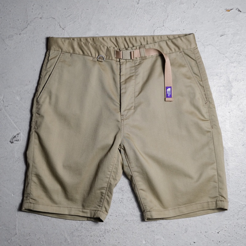 The North Face Purple Label Stretch Twill Shorts北臉日線紫標腰帶扣環短褲