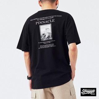 【Struggle Gear】PINNACLE印花短TEE「黑色」M~3XL｜官方旗艦店82318