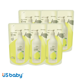 優生 植淨清新西柚奶瓶清潔劑-補充包 (6入)