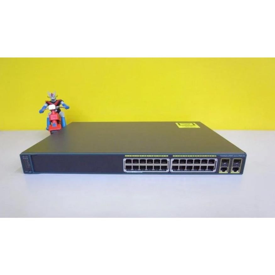 CISCO WS-C2960-24PC-L 24 Port POE Switch