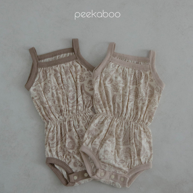 peekaboo 圖騰棉質包屁衣｜女寶包屁衣 寶寶衣服 嬰兒衣服 連身衣 嬰兒 韓國童裝