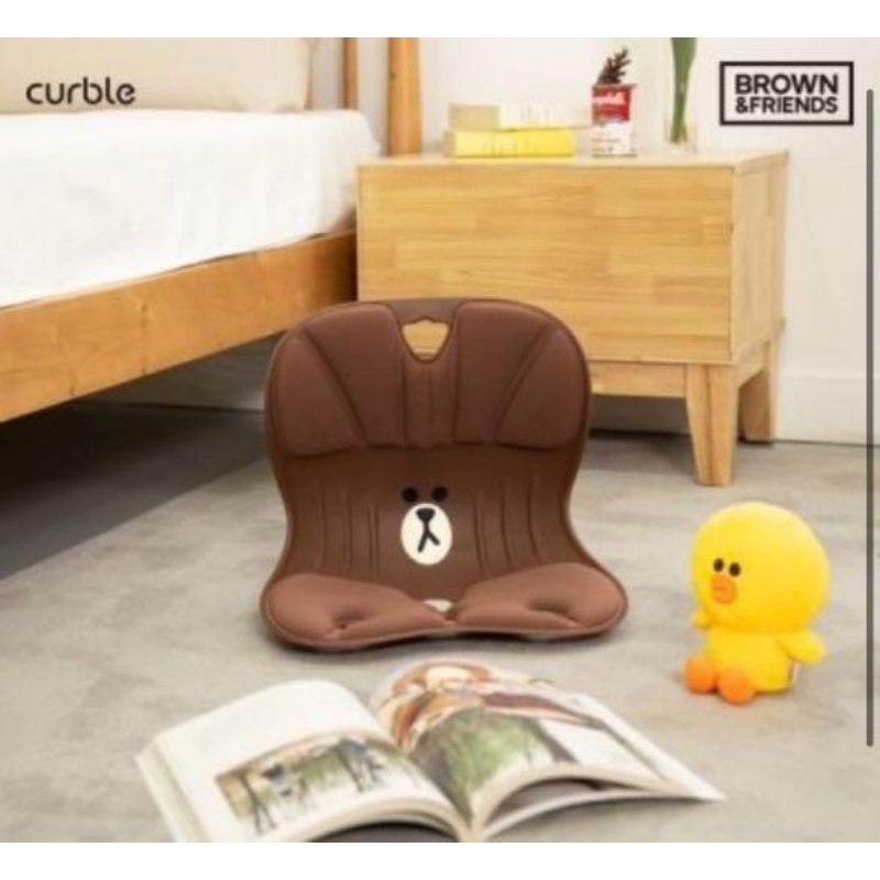 正版韓國  CURBLE WIDER 3D美學椅  熊大版