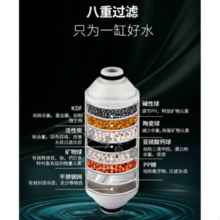 微型八重除氯氣 觀賞魚專用 8重過濾 換水神器 除氯 殺菌 換水 淨化水質 去除有害物質 物理過濾 婷婷百貨 金金水族