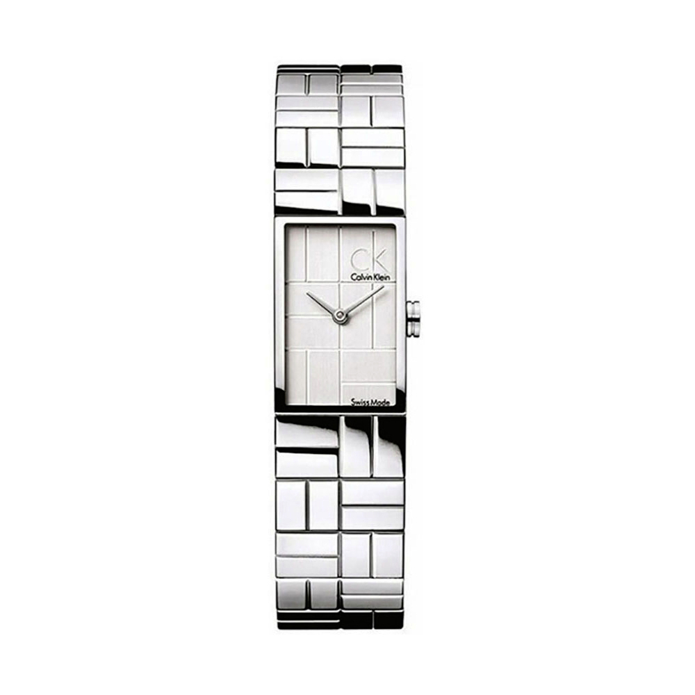 CK Calvin Klein 雕刻優雅女仕時尚腕錶 K0J23120