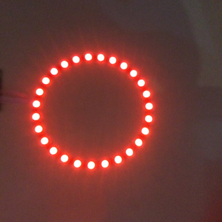LED紅綠燈號誌模擬器控制器模組-公司測試-實驗實習DIY作業-自行設定倒數秒數-圓形燈板-12V或110V驅動電源