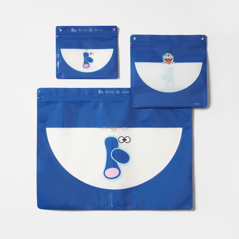 未來百貨 包包、袋子、手機套系列 - 哆啦A夢  Pake 密封式夾鏈袋大、中、小