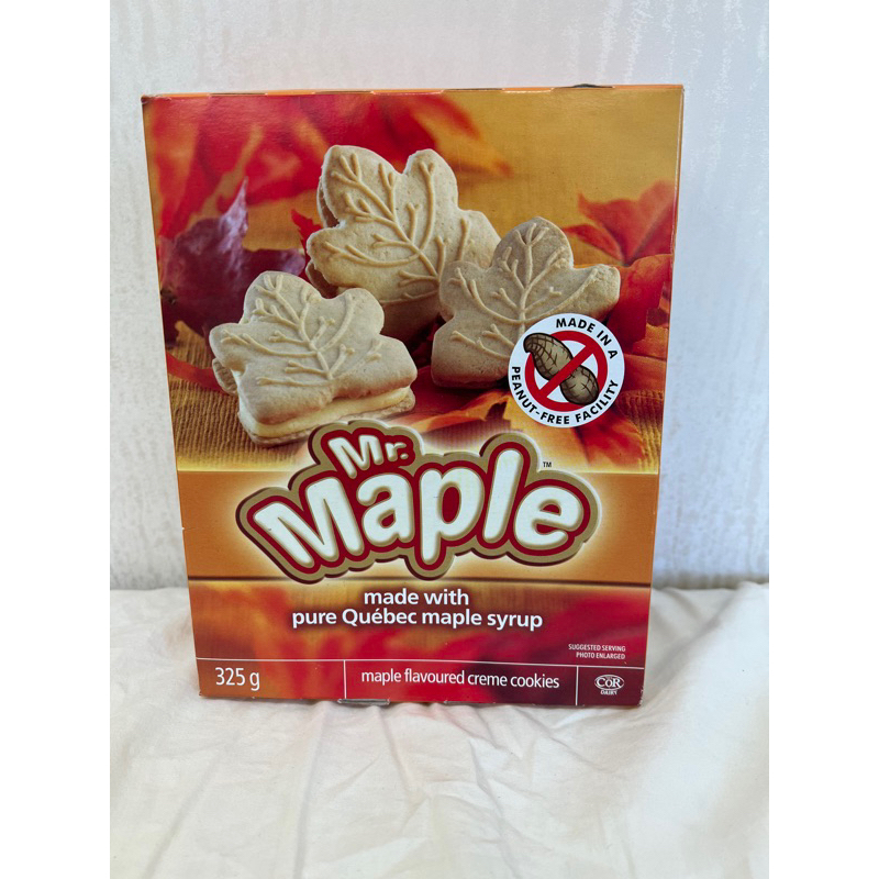 現貨 24小時出貨 快速出貨 加拿大🇨🇦 Mr.maple 楓糖餅乾 加拿大直送 新鮮保證 325g