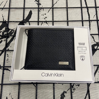 Calvin Klein CK 多卡層 零錢袋 男用 短夾 皮夾 禮盒組【CZR精品】