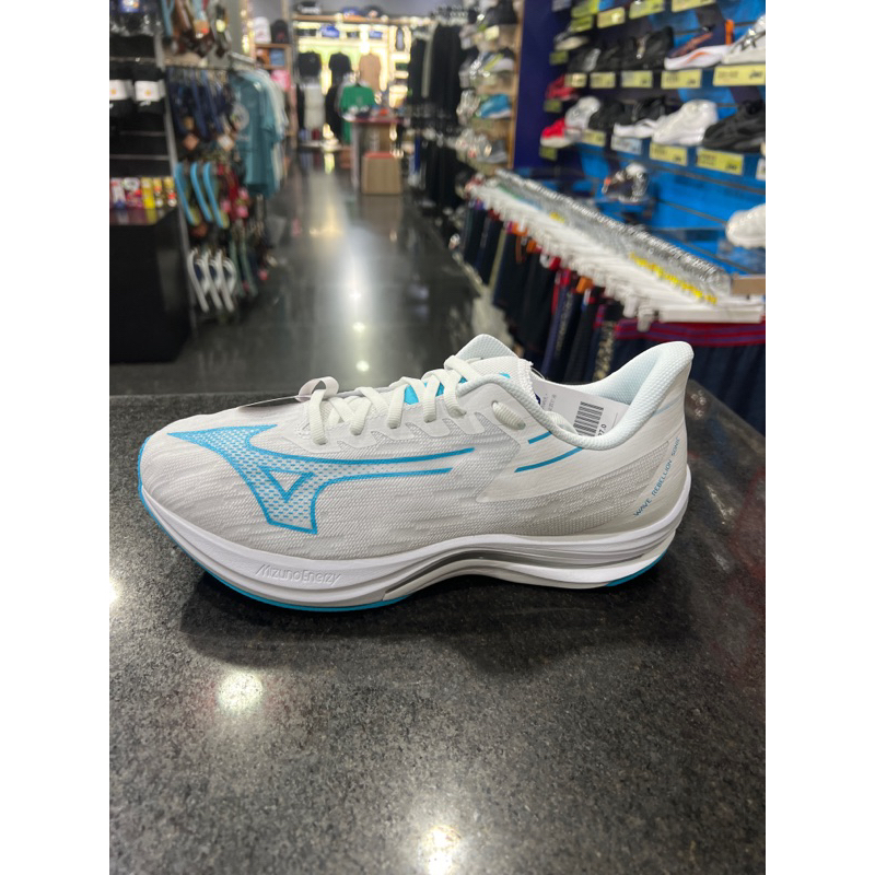 MIZUNO WAVE REBELION SONIC 男款 3E 寬楦 慢跑鞋 J1GC232702 白藍 路跑鞋