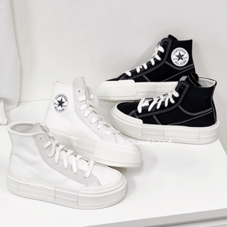 【Sharkhead】現貨 Converse All Star Cruise 增高 黑 奶油白 UU款 解構 厚底 米白