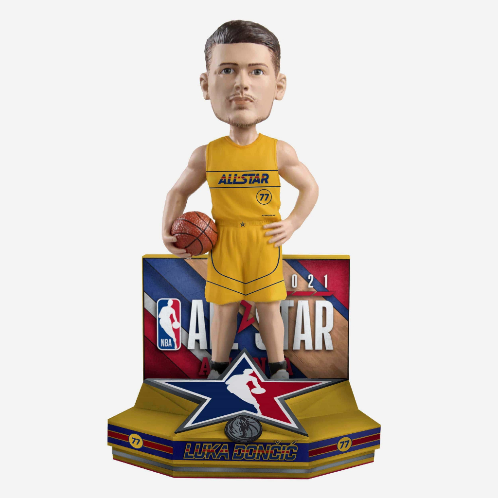 Luka Doncic 獨行俠 限定版 2021 All-Star Bobblehead 公仔