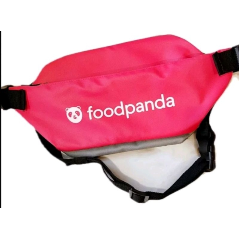 .全新foodpanda 熊貓官方腰包斜背包 品牌新款