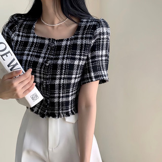 小香風 小香鬚邊方領上衣