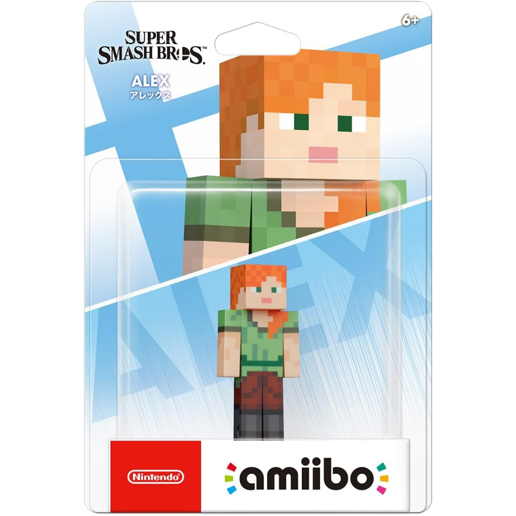 【電玩批發商】NS Switch Amiibo 大亂鬥 愛莉克斯 我的世界 麥塊 史提夫 創世神 Minecraft