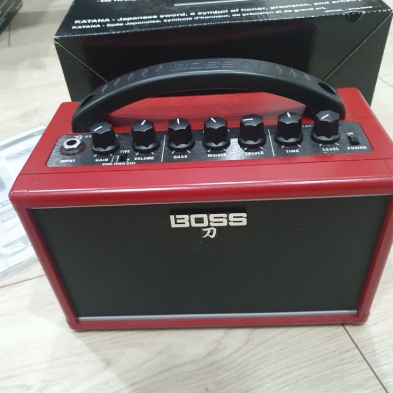 Boss KATANA-MINI RED 刀 電吉他 擴大音箱 吉他音箱 可用電池 [音箱]