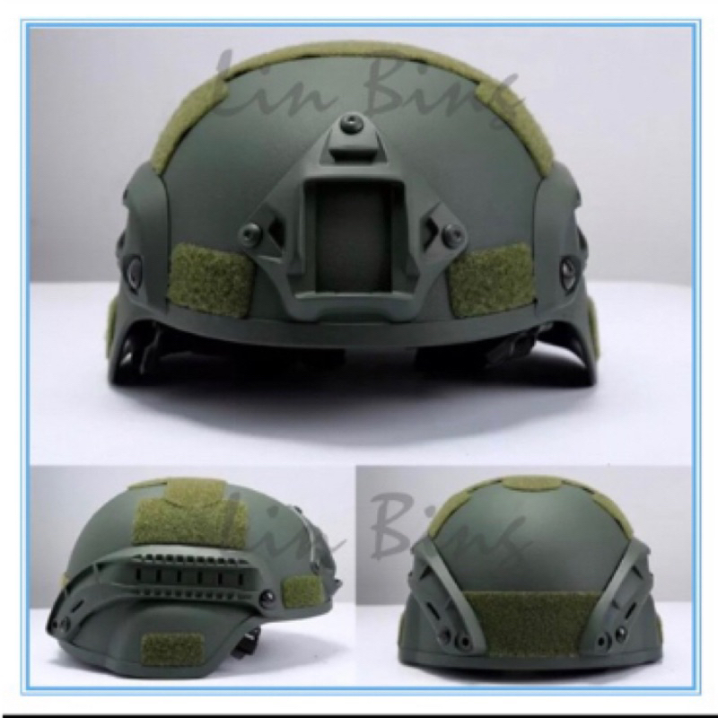 戰術塑膠頭盔-類國軍戰術頭盔（可裝盔套）