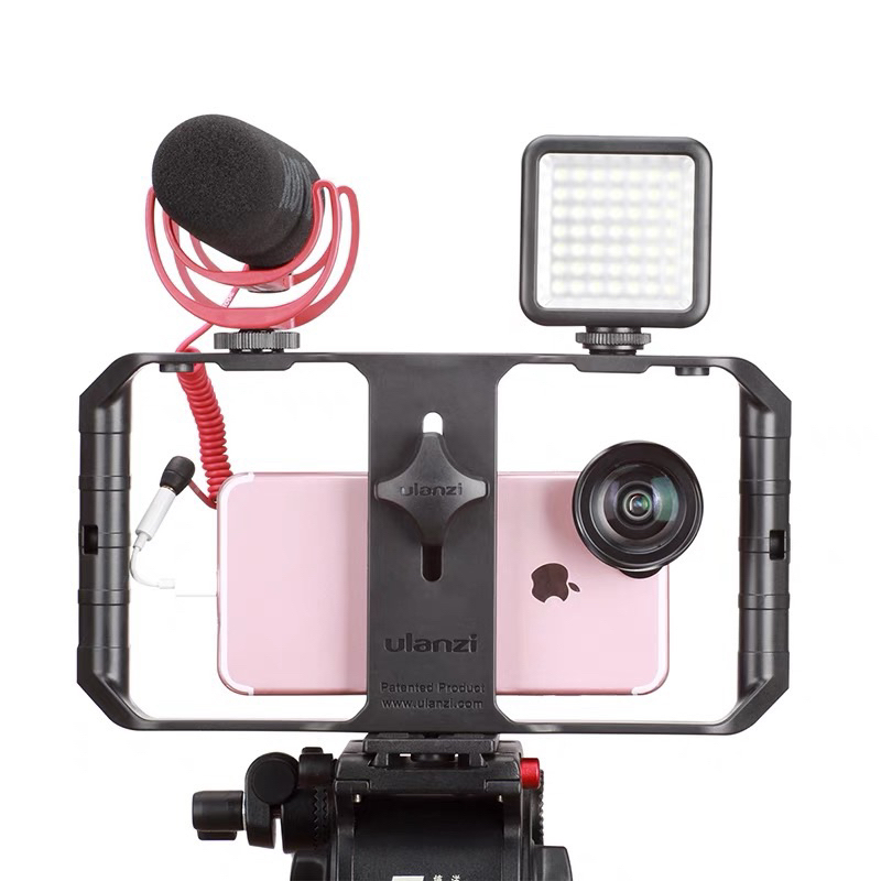 正品現貨 Ulanzi U-Rig Pro 手機架 手持 攝影 支架 拍攝 直播 跟拍 穩定 兔籠 手機夾 補光燈 熱靴