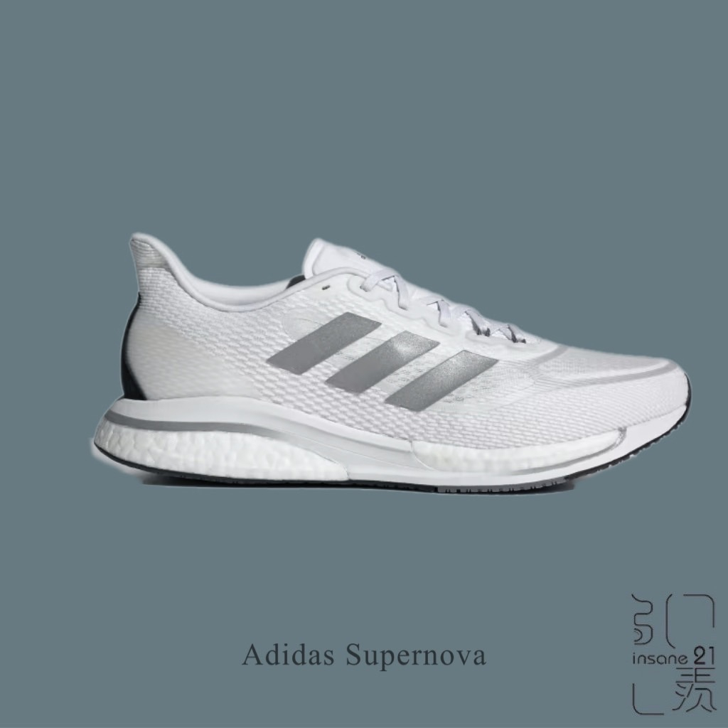 ADIDAS SUPERNOVA  白銀 網布 三線 跑鞋 FX6659【Insane-21】