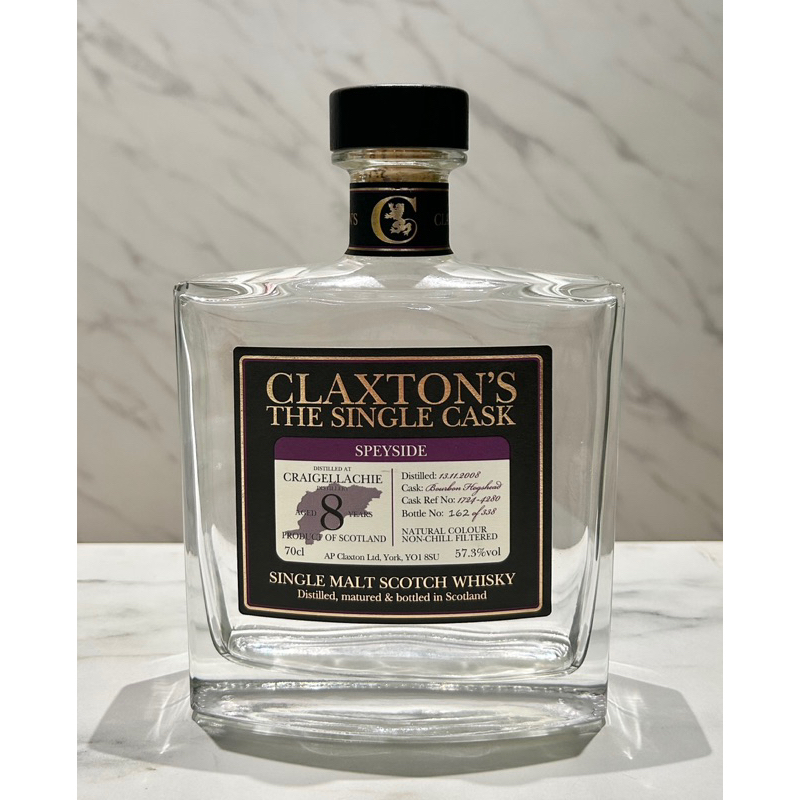 克拉克斯頓奥赫魯斯克 8 年單一纯麥威士忌 0.7L「空酒瓶」