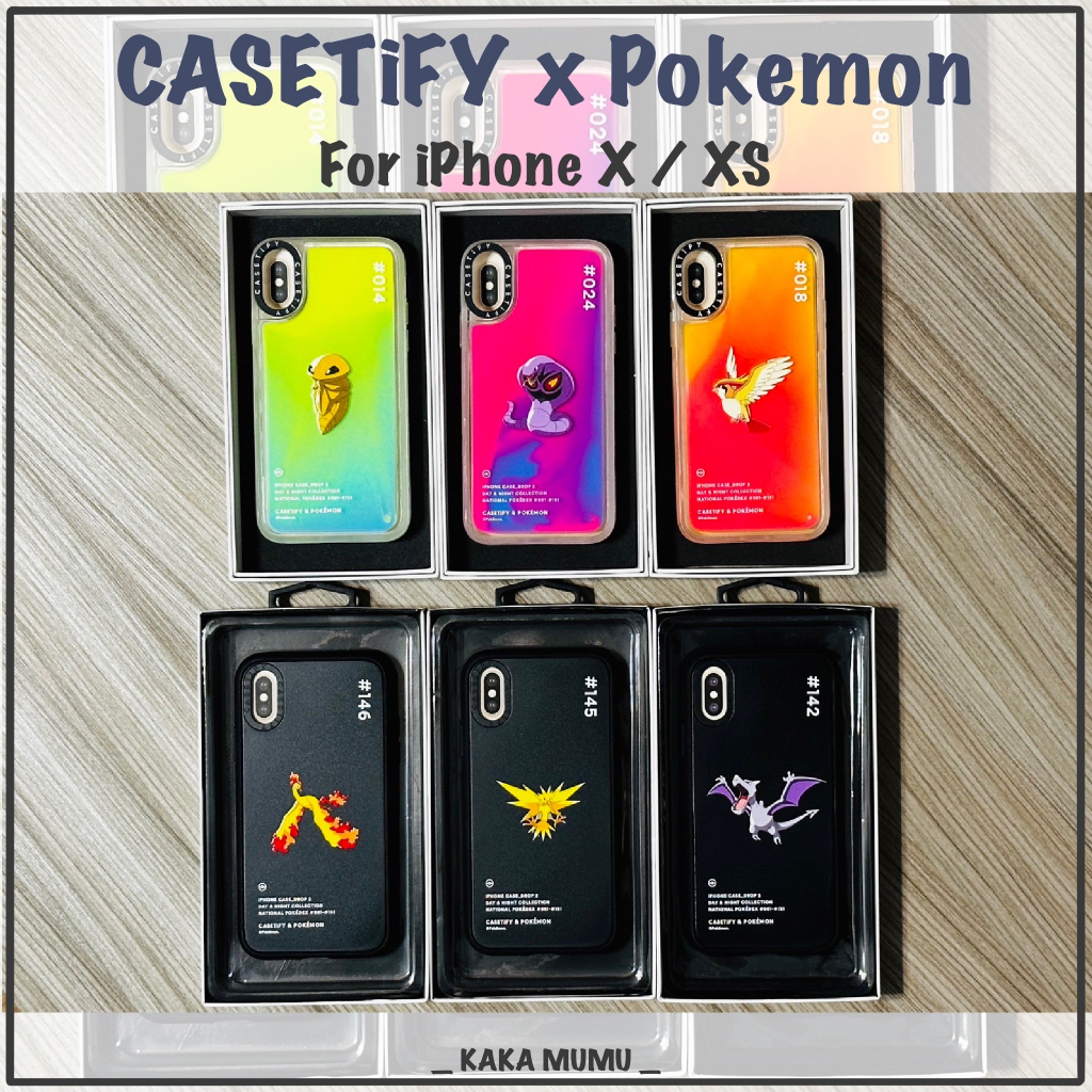 ｜結束營業特價｜X / XS 正品庫存降價出清 CASETiFY x Pokémon 寶可夢 絕版品 iPhone