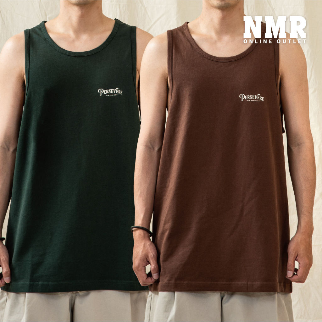 PERSEVERE 純棉背心 無袖 基本款 素色 內搭 寬鬆 22 S/S 22 Classic Basic Tank